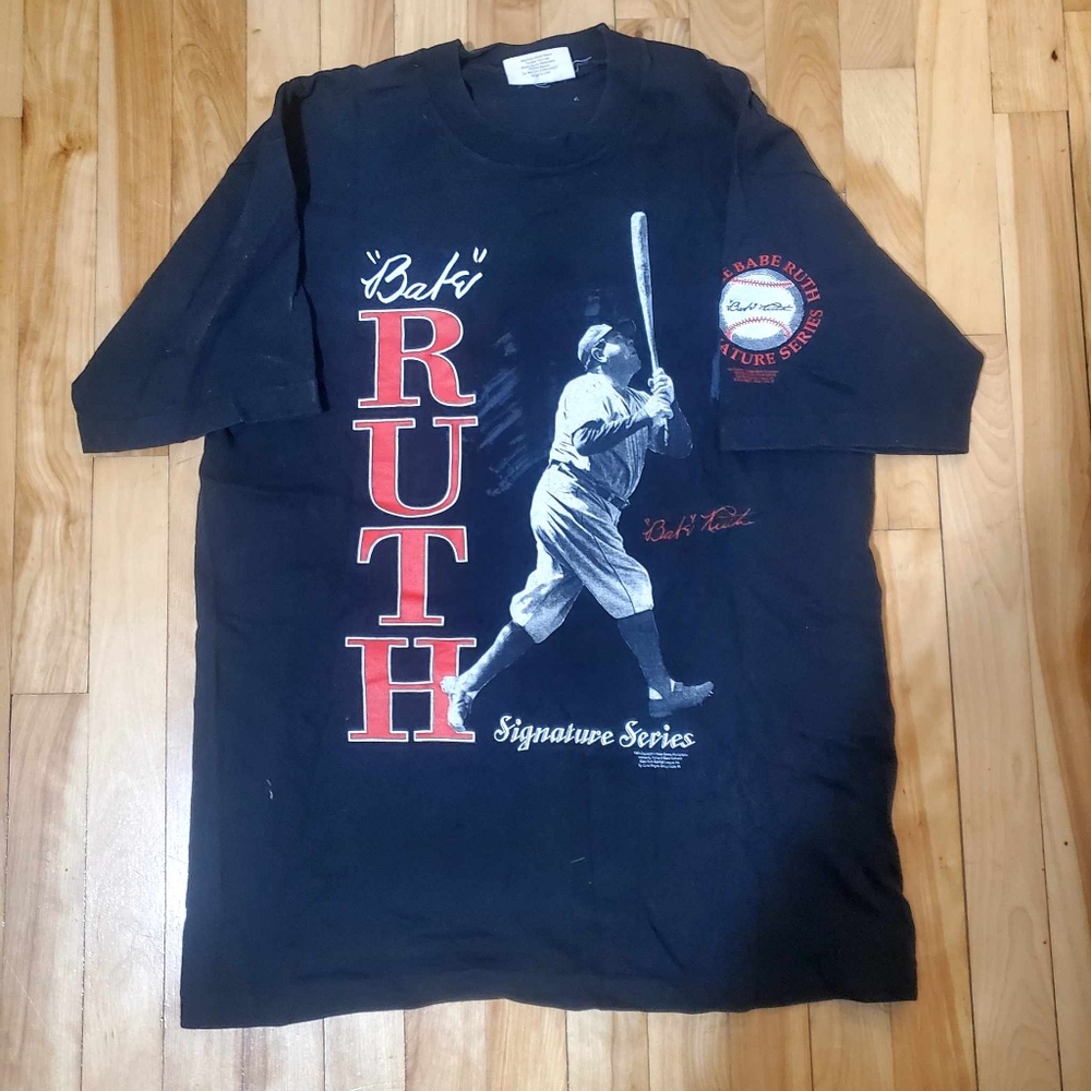 Vintage 1994 Babe Ruth Signature Series Limited Edition MLB Baseball T-Shirt